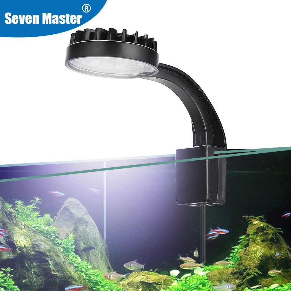 Planted Aquarium Water Temperature - Mini luz led para aquário, clipe