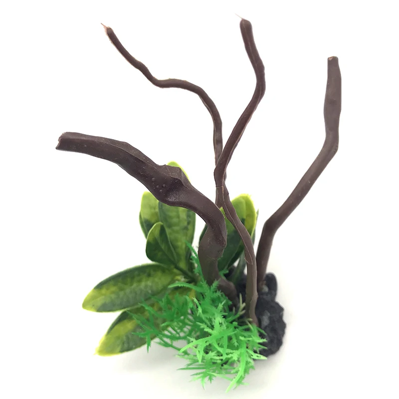 Aquarium Planted Wood - Simulado Peixes Decorações De Aquário, Nontoxic,