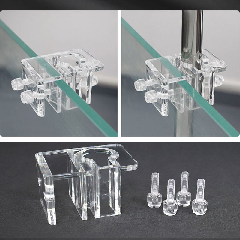 Planted Aquarium Accessories - Acrílico Water Pipe Grampos para Fish