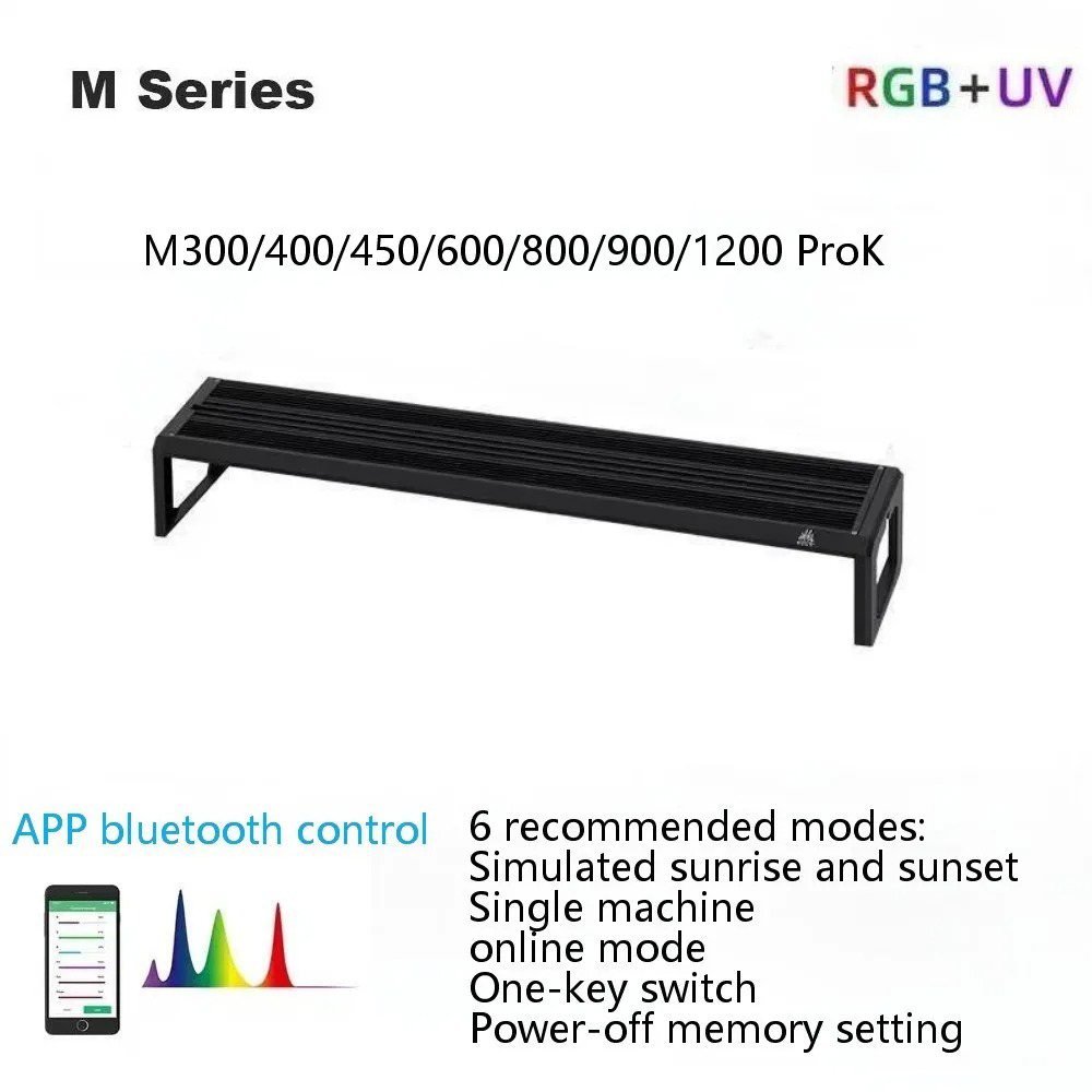 Aquarium Plant Growing - Lâmpada LED Inteligente para Aquário Plantado