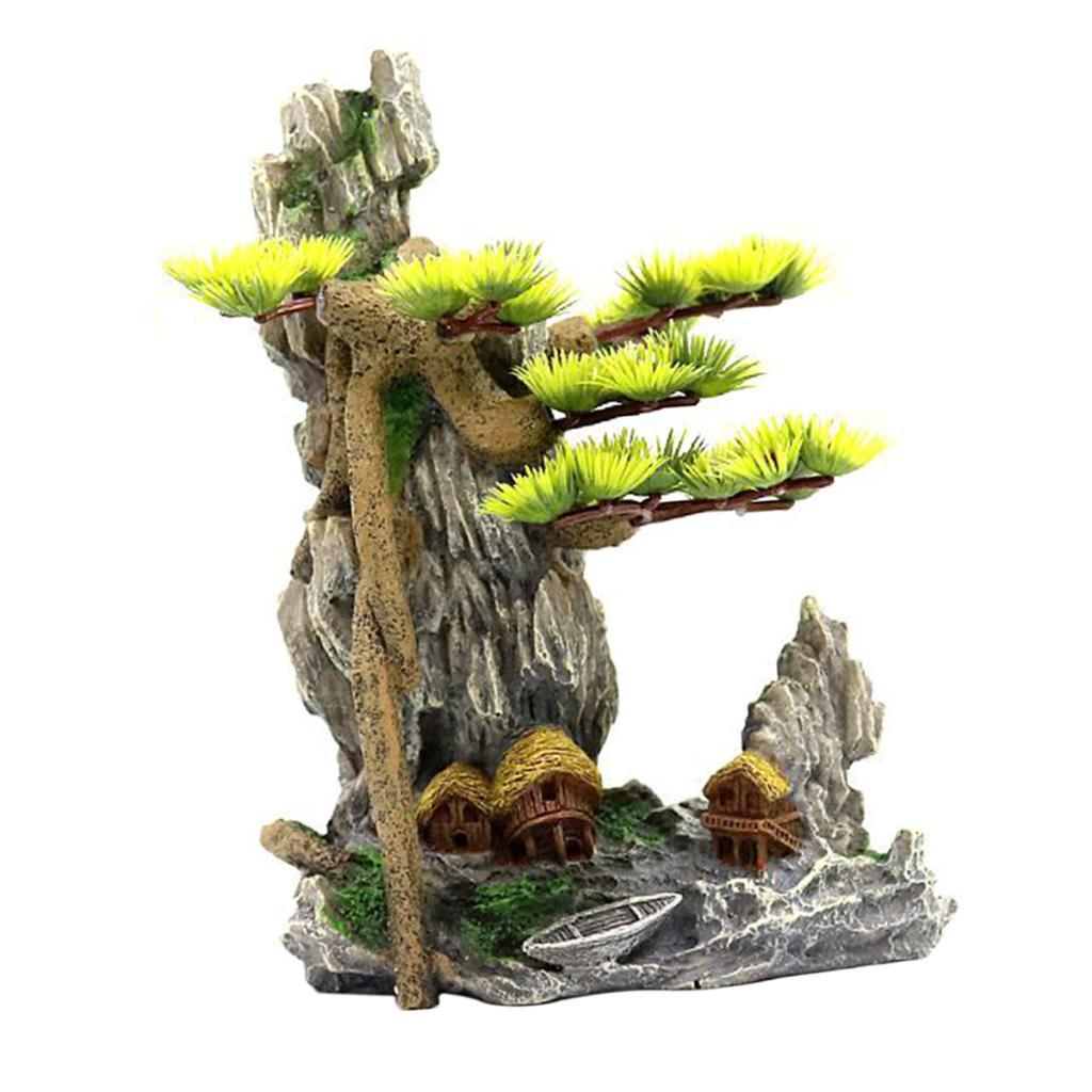 Caverna de árvore para répteis - Aquarium Planted Wood avaliação e preço