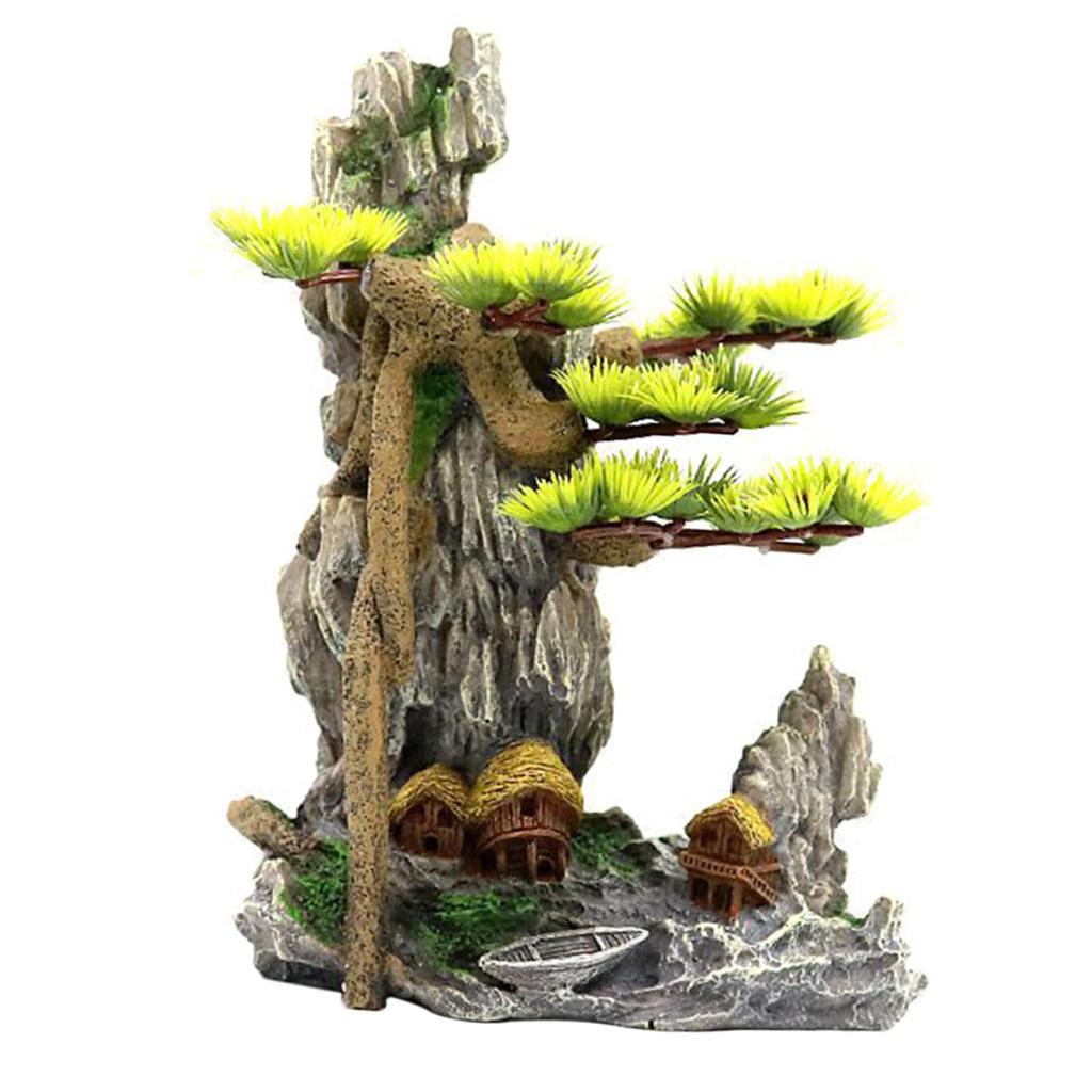 Caverna de árvore para répteis - Aquarium Planted Wood avaliação e preço