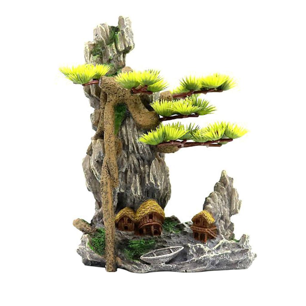 Caverna de árvore para répteis - Aquarium Planted Wood avaliação e preço