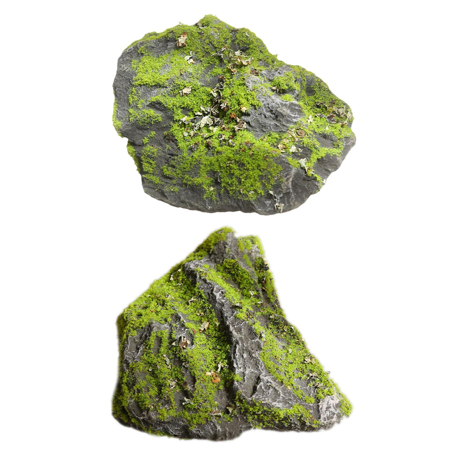Pedra de Musgo Falsa Realista  - Aquarium Plant Display avaliação e preço