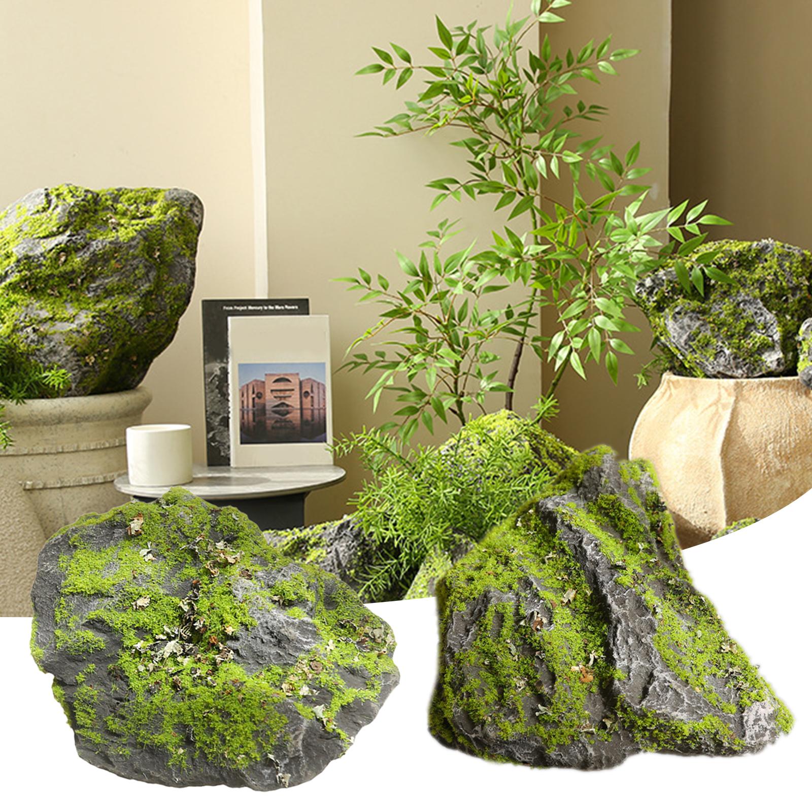 Pedra de Musgo Falsa Realista  - Aquarium Plant Display avaliação e preço