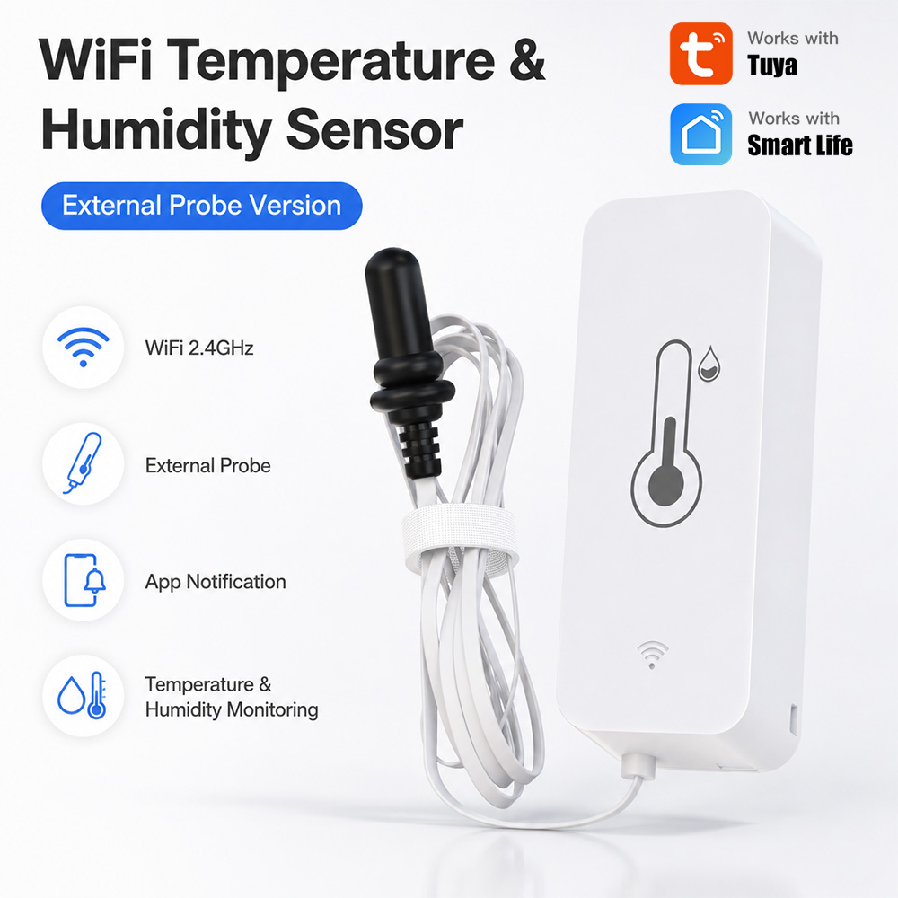 Tuya wifi sensor de umidade te - Planted Aquarium Temperature avaliação e preço