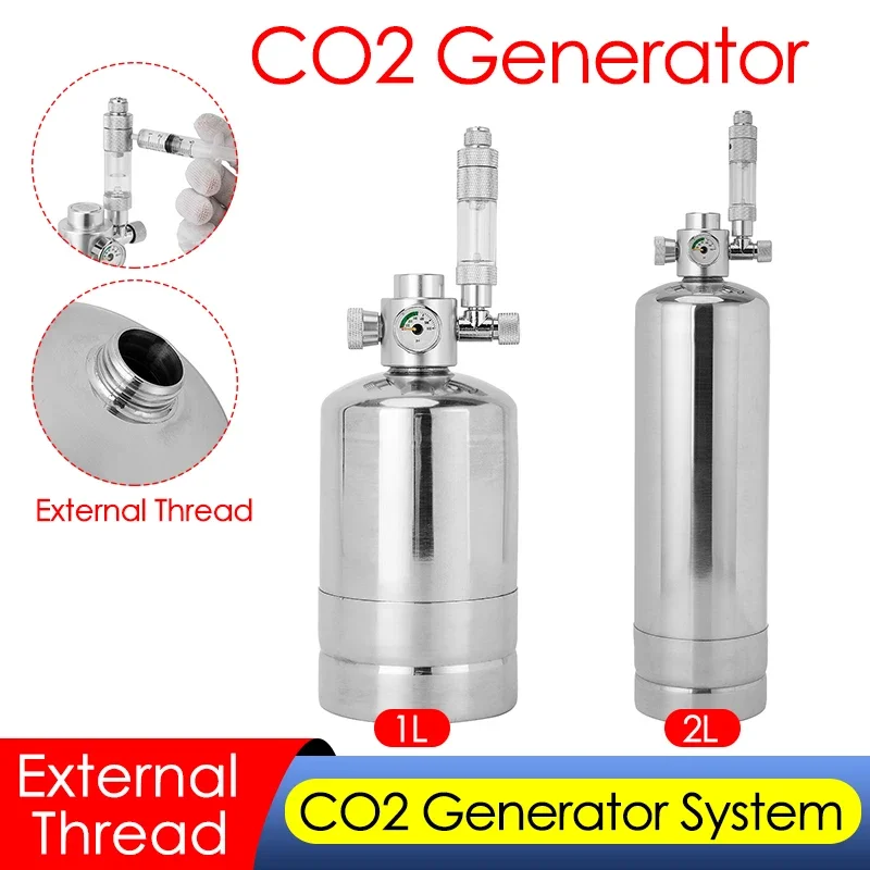 Kit de sistema gerador de co2  - Planted Aquarium Co2 System avaliação e preço