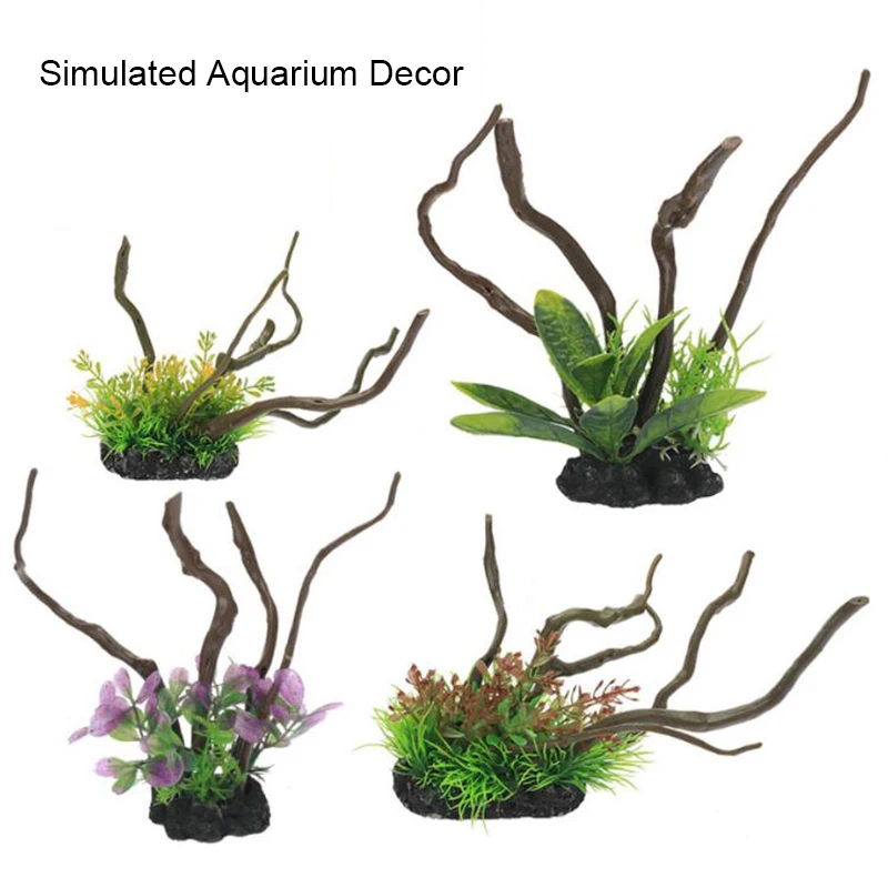 Simulado Peixes Decorações De  - Aquarium Planted Wood avaliação e preço