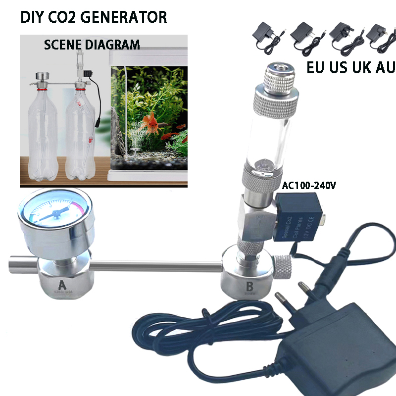 Kit de Sistema Gerador de CO2  - Planted Aquarium Co2 System avaliação e preço