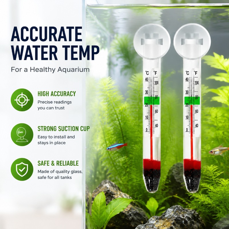 Termômetro de Vidro para Aquár - Planted Aquarium Water Temperature avaliação e preço