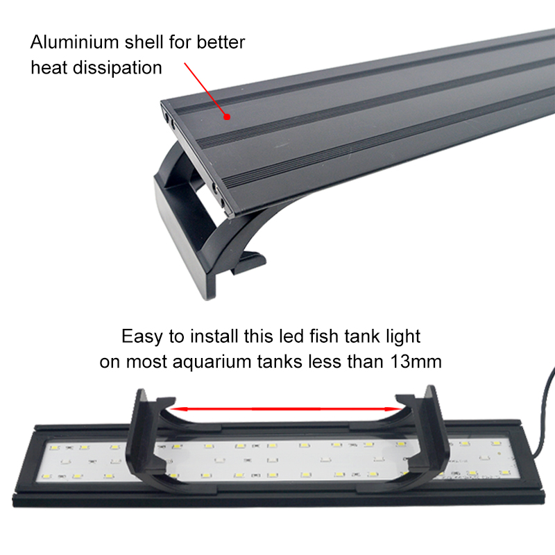 Luz led para aquário, 16-64cm, - Aquarium Plant Growing avaliação e preço