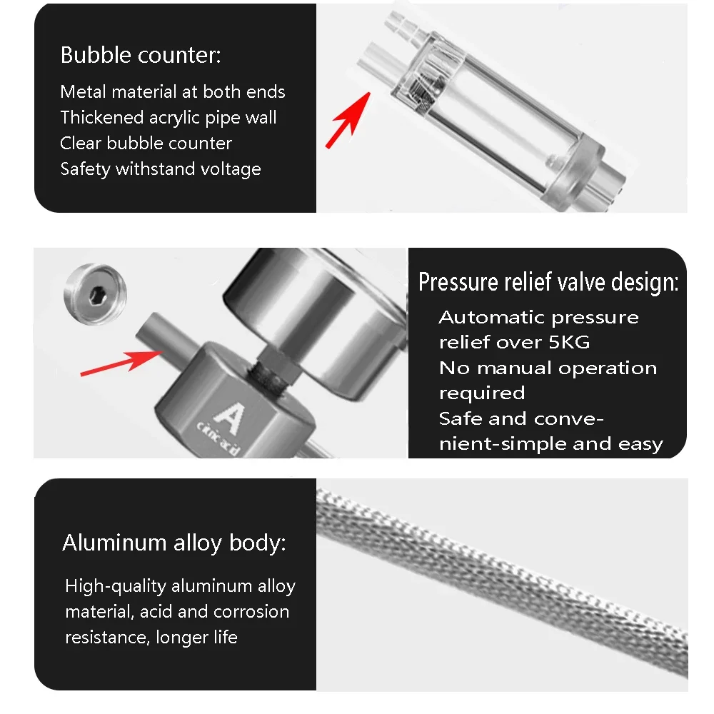 Kit de sistema gerador de CO2  - Planted Aquarium Accessories avaliação e preço