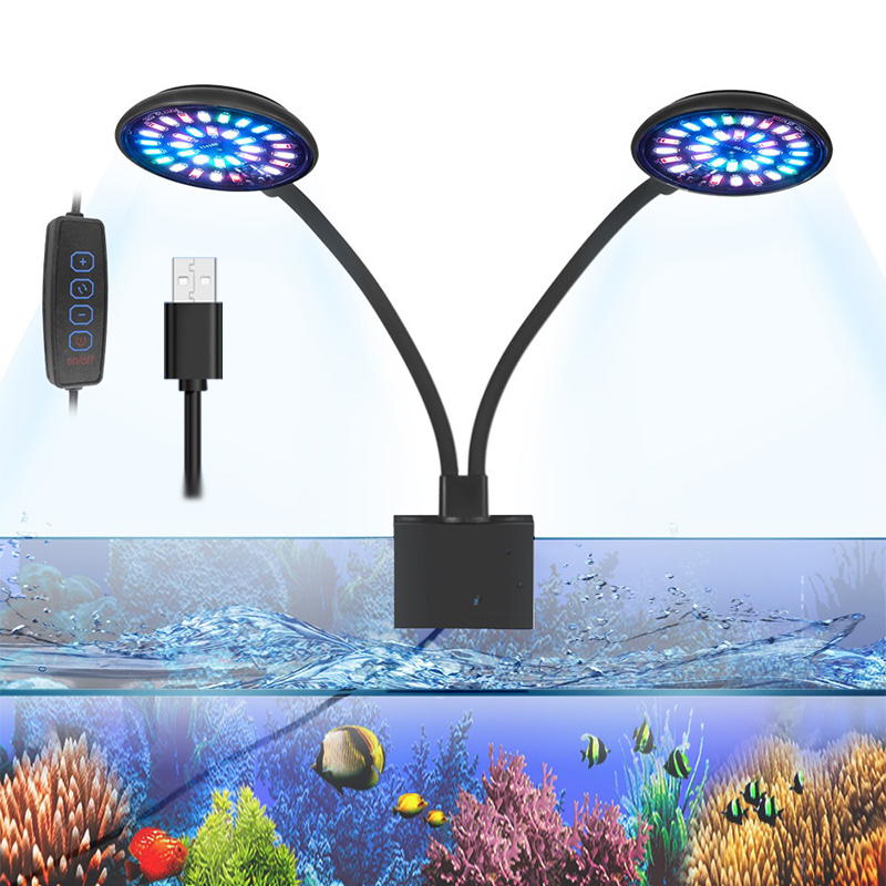 Usb aquário led luz tanque de  - Aquarium Plant Growing avaliação e preço