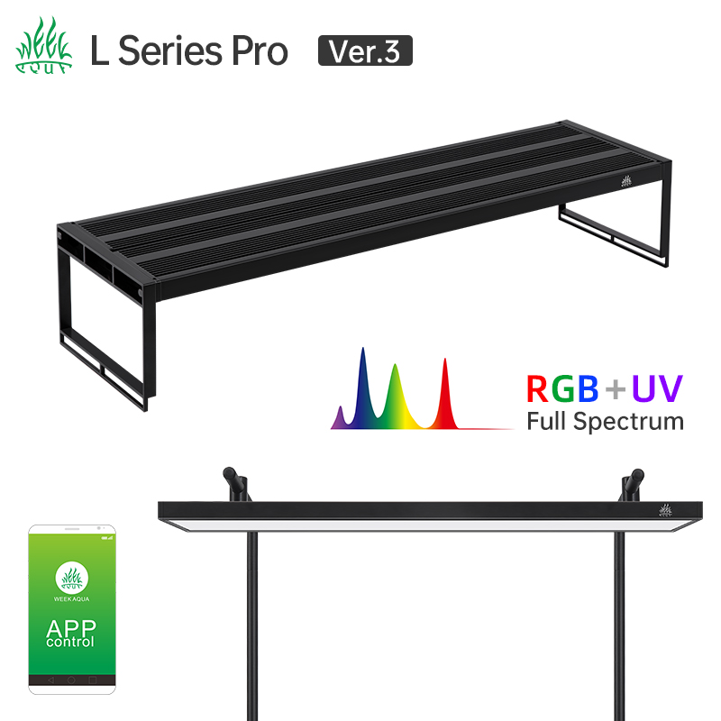 WEEK AQUA L Series APP Control - Aquarium Plant Grow Light avaliação e preço