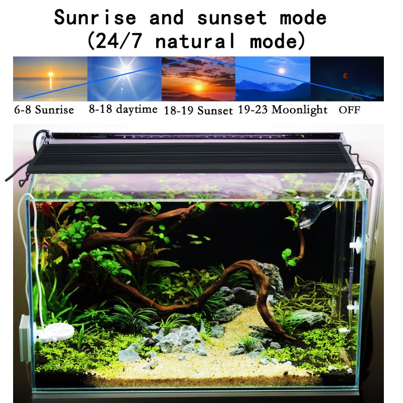 Luz LED para Aquário de Peixes - Aquarium Plant Grow Light avaliação e preço