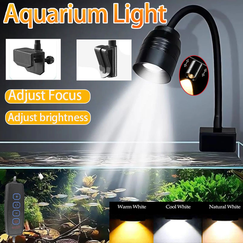 Usb luz de aquário iluminação  - Aquarium Plant Growing avaliação e preço