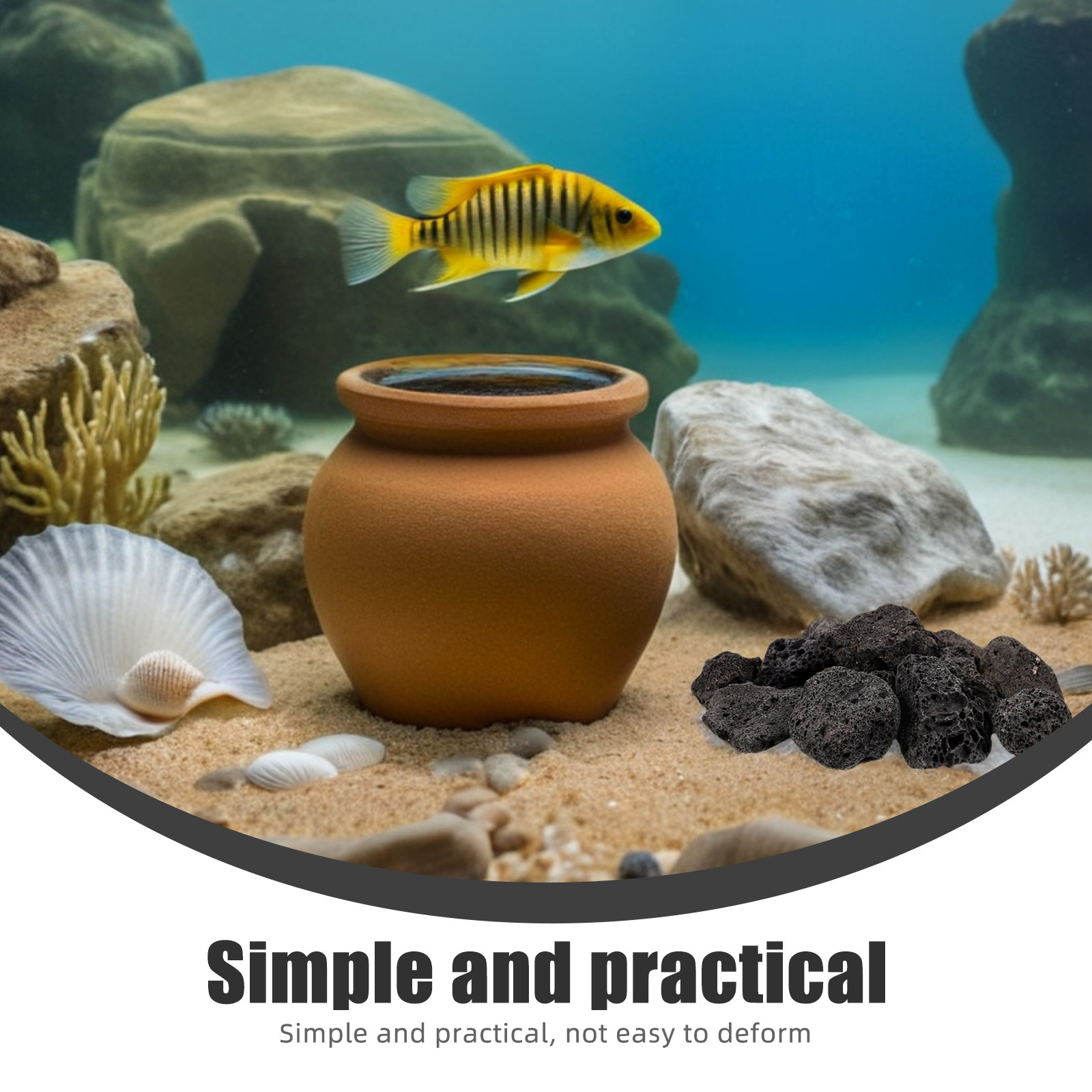 1 Pacote de Pedras Vulcânicas  - Planted Aquarium Accessories avaliação e preço
